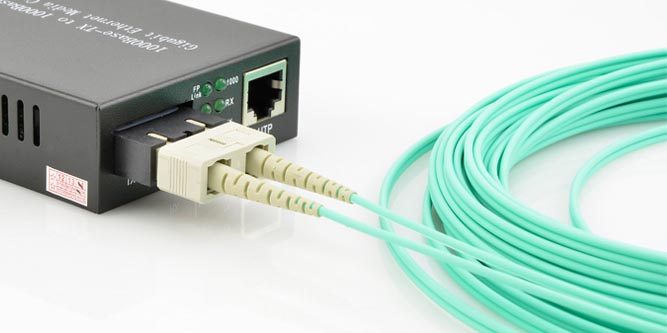 Ethernet fiber converters